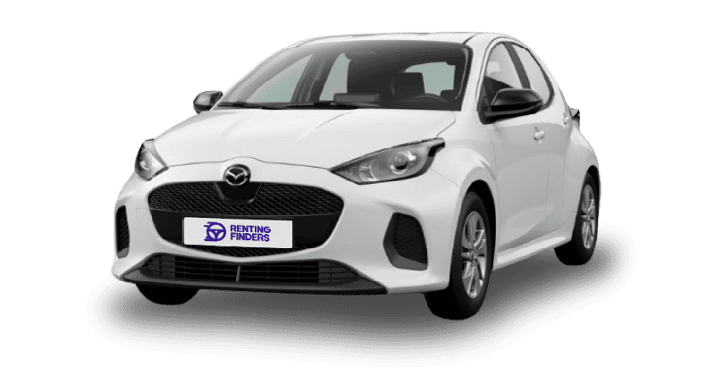 Renting Mazda 2 Centre-Line Compacto Híbrido Automático Etiqueta ECO Lunar White Renting Finders