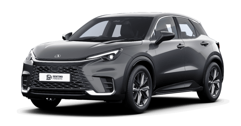 Renting Lexus LBX Gris Berlin Híbrido Etiqueta ECO SUV Renting Finders