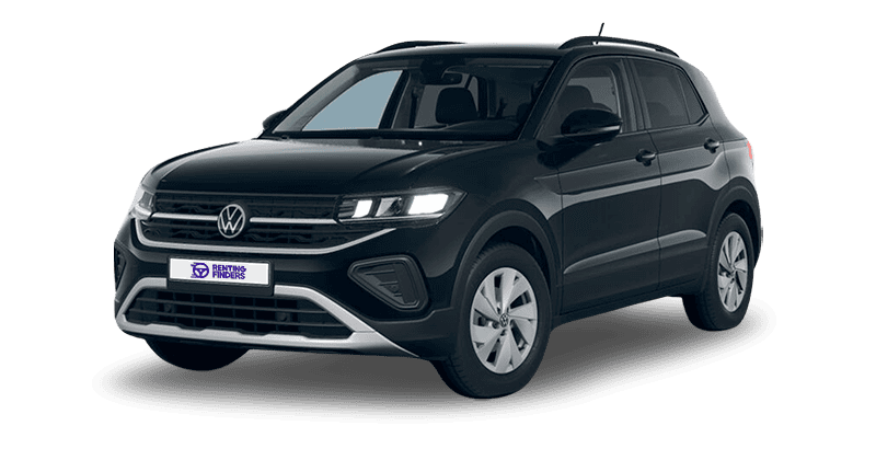 Renting Volkswagen T-Cross Life SUV 5 Plazas Negro Oscuro Renting Finders