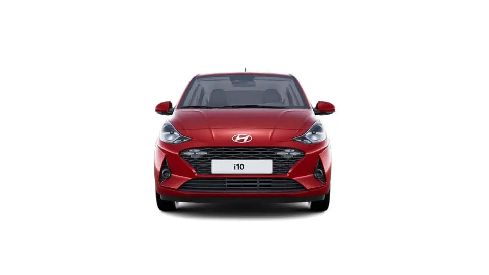 Renting New Hyundai i10 Klass Dragon Red Compacto