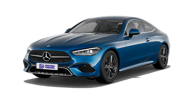 Renting Mercedes Benz CLE Coupé Deportivo Azul Espectra Renting Finders