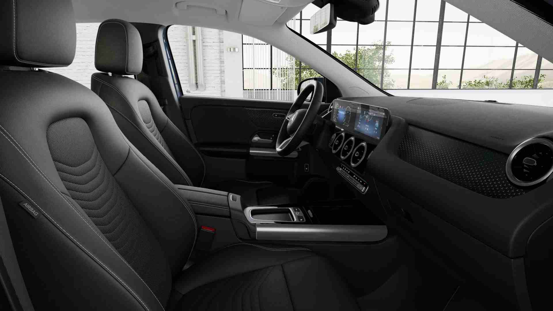 Renting Mercedes Benz GLA 200d SUV Diésel Azul Espectra Renting Finders Asientos