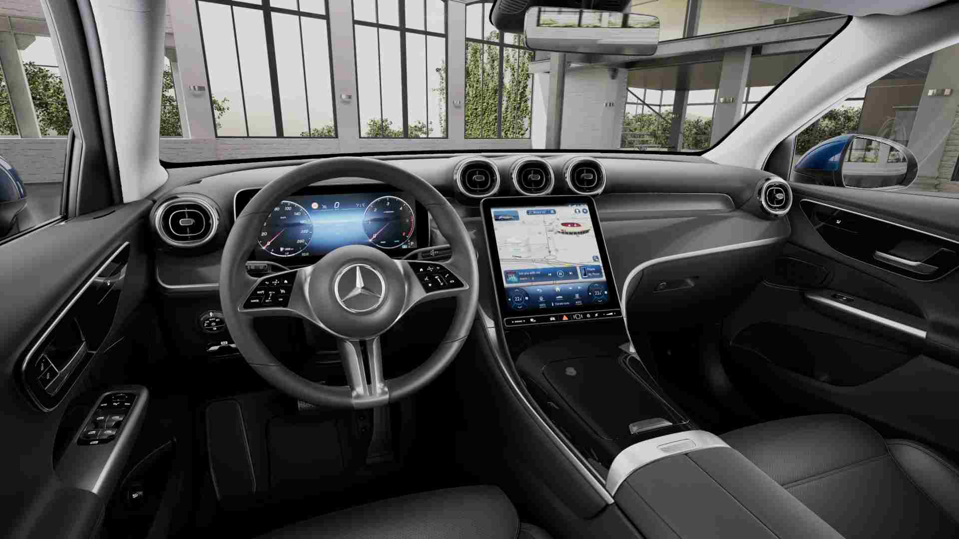 Renting Mercedes-Benz GLC 200 Coupé híbrido Automático Interior