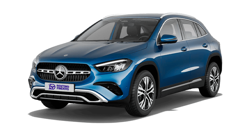 Renting Mercedes Benz GLA SUV Azul Espectra Renting Finders