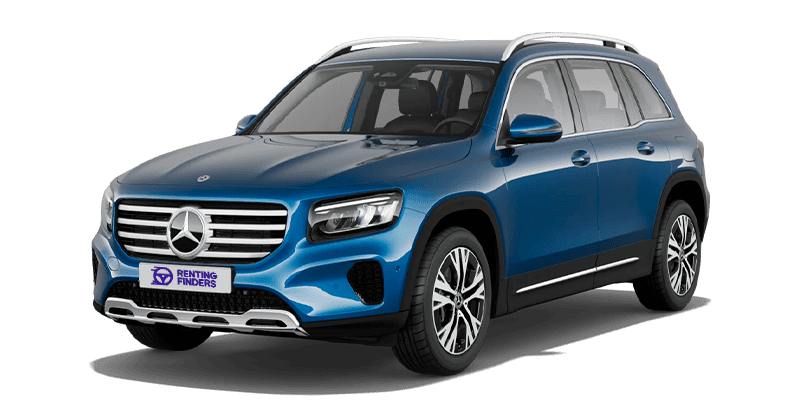 Renting Mercedes Benz GLB SUV Azul Espectra Renting Finders