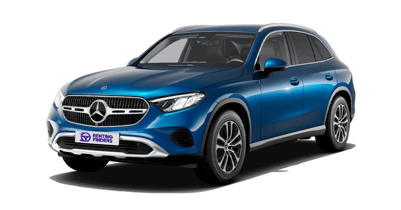 Renting Mercedes Benz GLC SUV Azul Espectra Renting Finders