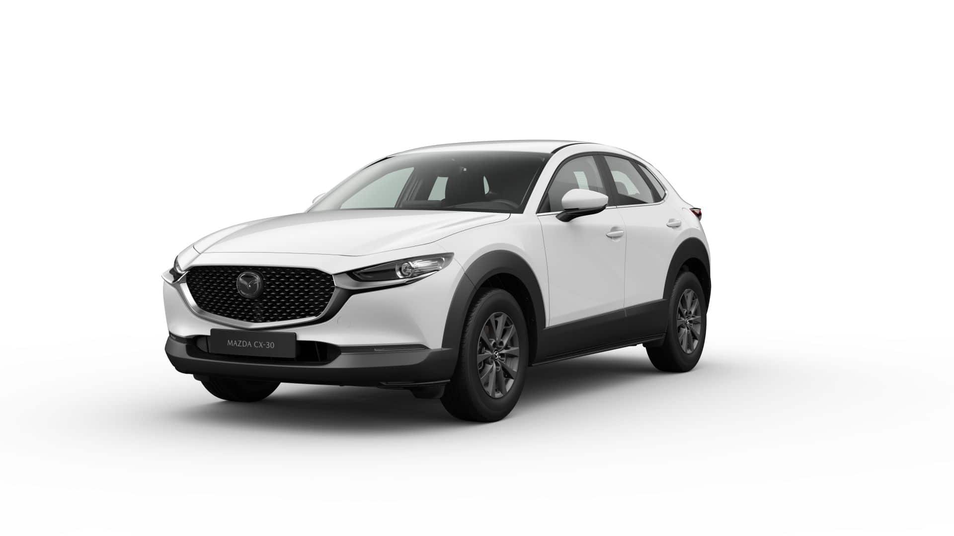 Renting Mazda CX-30 Prime-Line SUV Blanco e-Skyactiv G MHEV Micro-Híbrido Etiqueta ECO