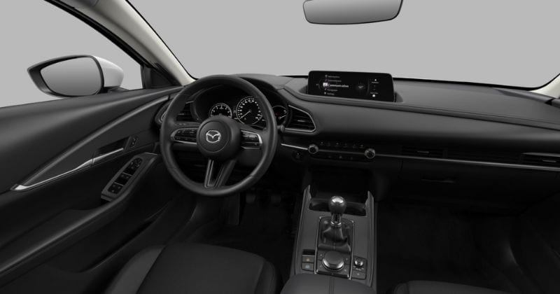 Renting Mazda CX-30 e-Skyactiv G MHEV Prime-line Etiqueta ECO SUV Blanco Interior