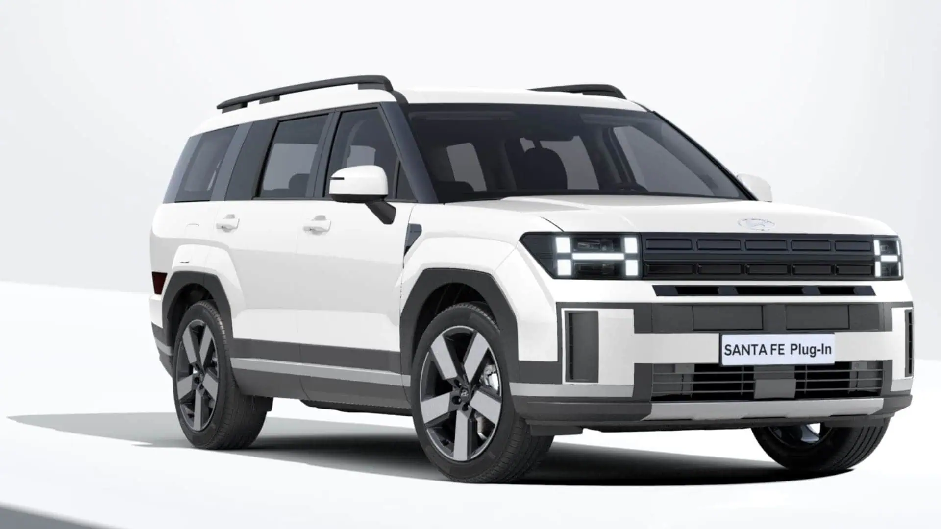 Renting New Hyundai Santa Fe Maxx SUV 7 Plazas PHEV Etiqueta 0 Blanco