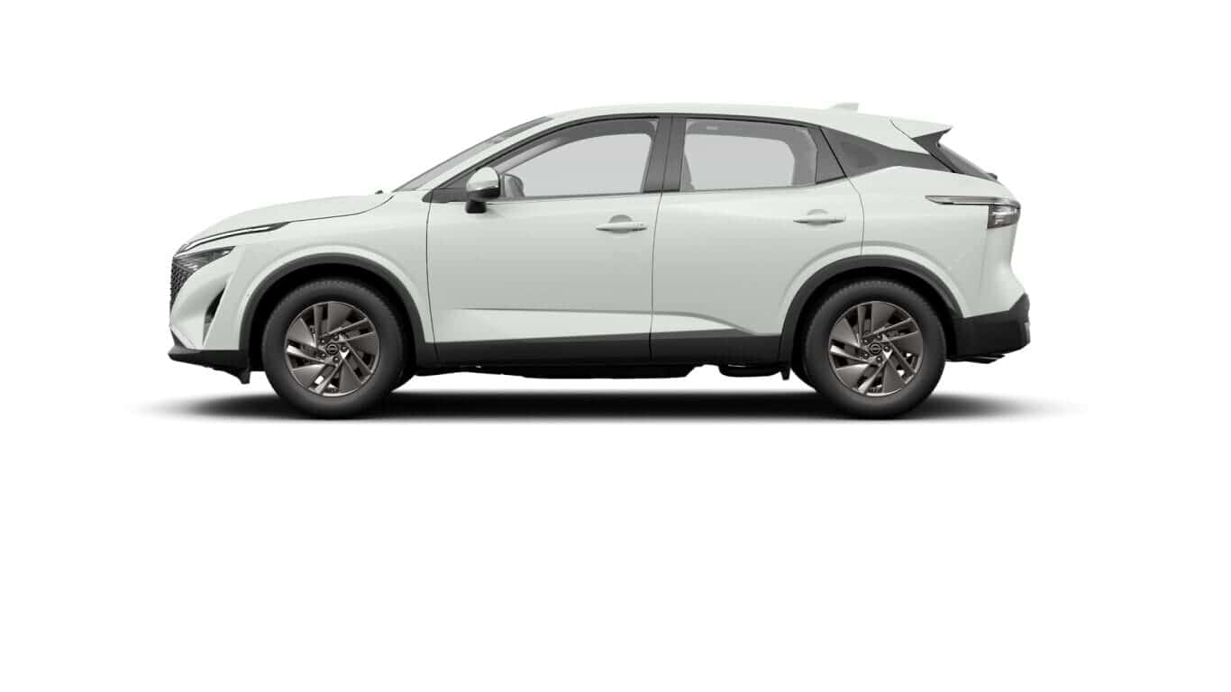 Renting New Nissan Qashqai MHEV Acenta SUV Micro Híbrido Etiqueta ECO Manual Kori White Renting Finders