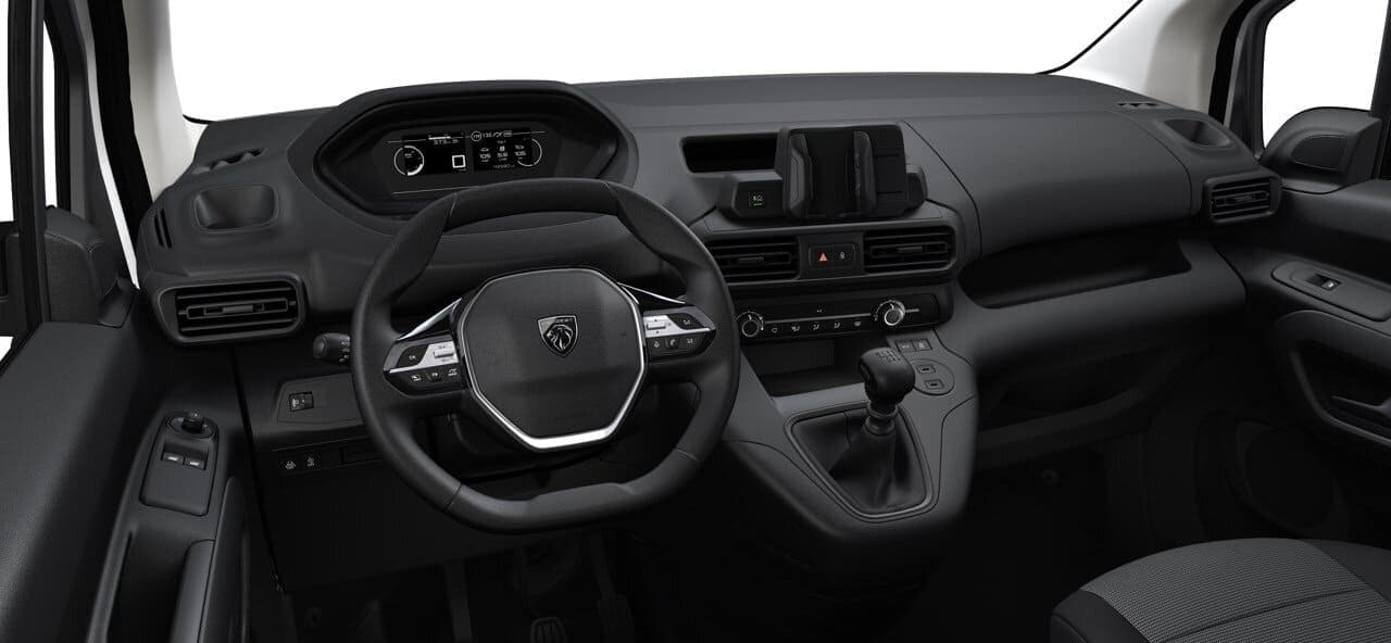 Renting New Peugeot Partner Standard Blanco Kaolin Furgoneta Industrial Manual Restyling Interior