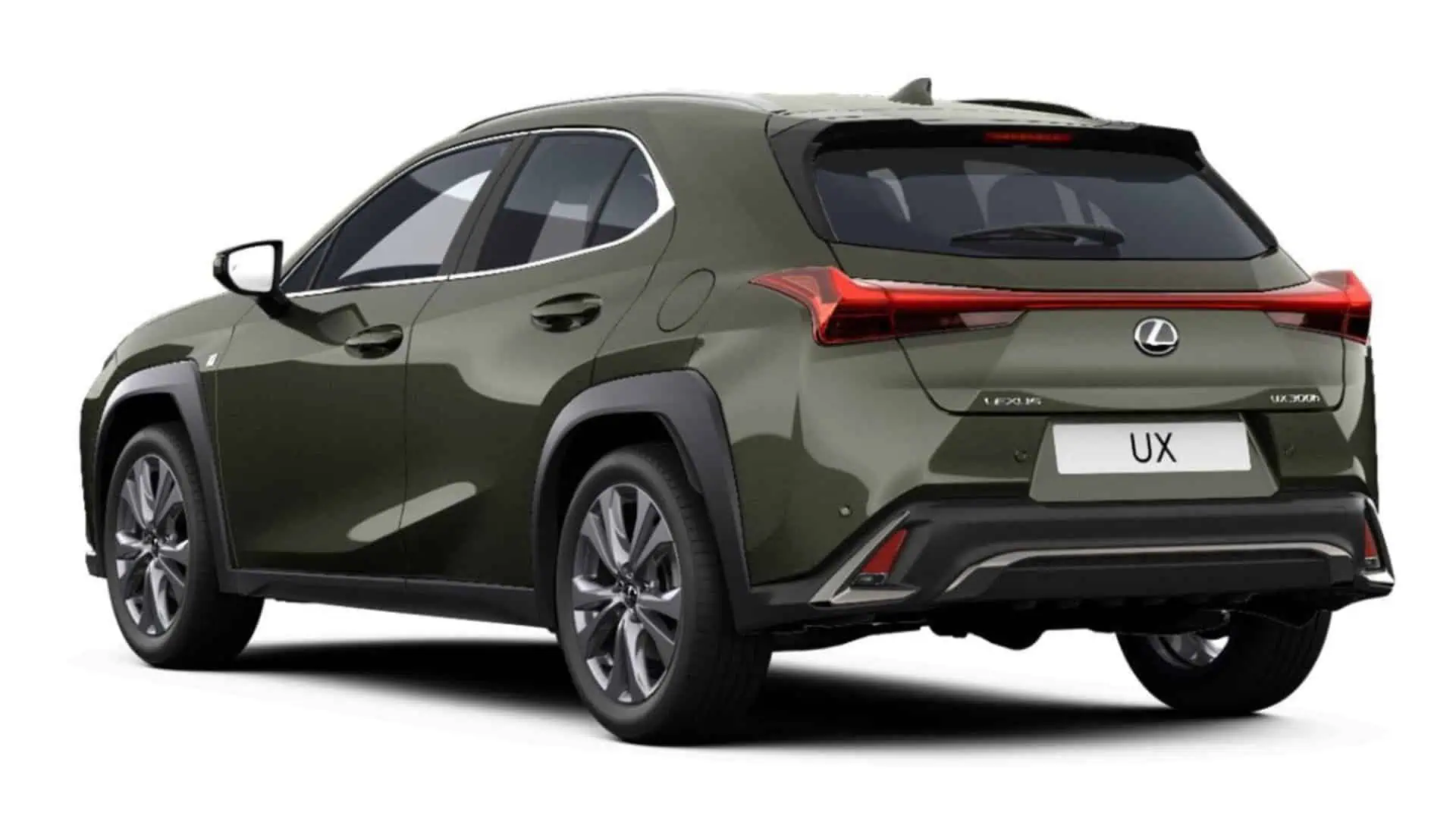 Renting Lexus UX F Sport Legend Verde Oliva SUV Automático Híbrido Etiqueta ECO
