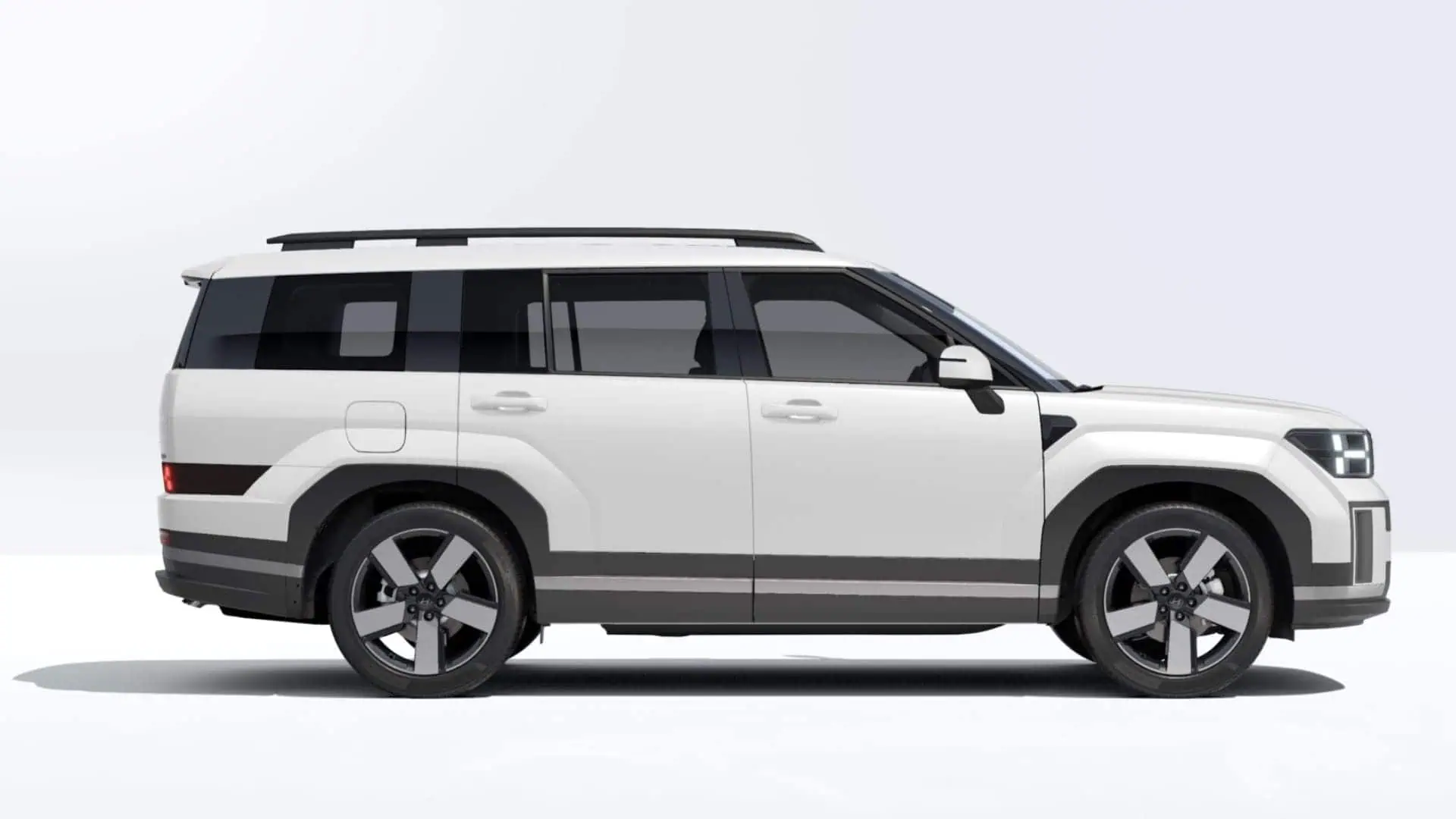 Renting New Hyundai Santa Fe Maxx SUV 7 Plazas PHEV Etiqueta 0 Blanco
