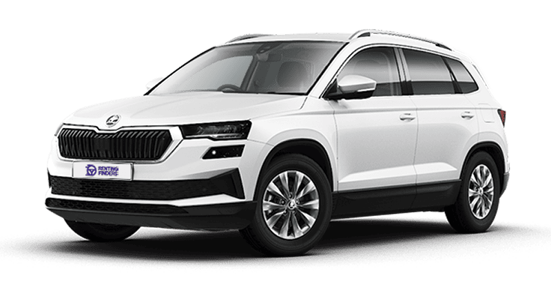 Renting Skoda Karoq Ambition Blanco Luna SUV Renting Finders