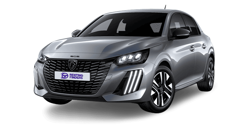 Renting New Peugeot 208 Allure Compacto Gris Artense Renting Finders