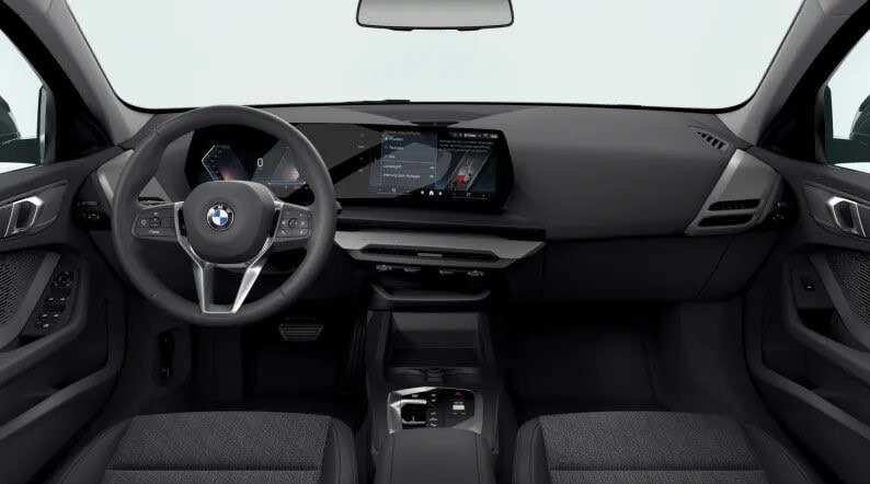 Renting New BMW Serie 1 118d Black Compacto Renting Finders Interior