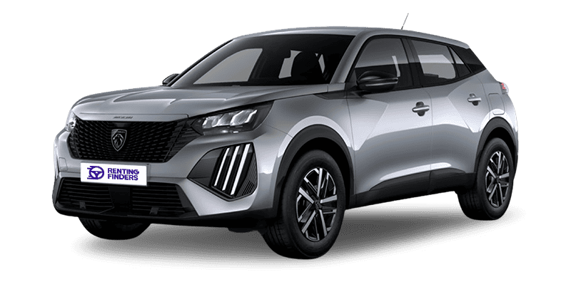 Renting New Peugeot 2008 Active Gris Artense SUV Renting Finders