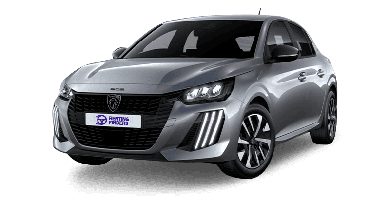 Renting New Peugeot 208 Active Gris Artense Compacto Renting Finders