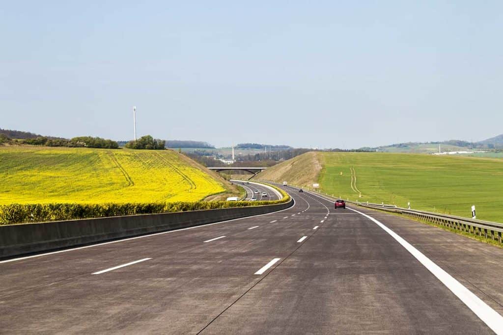 Características de la autopista de Alemania