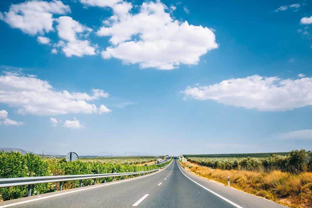 Características de la autopista de España