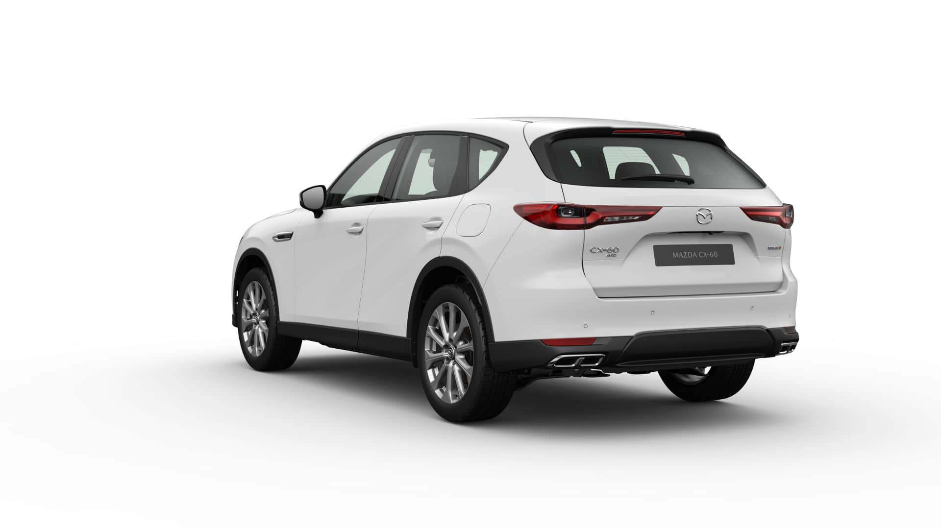 Renting Mazda CX-60 Exclusive-line SUV Híbrido Etiqueta ECO Artic White