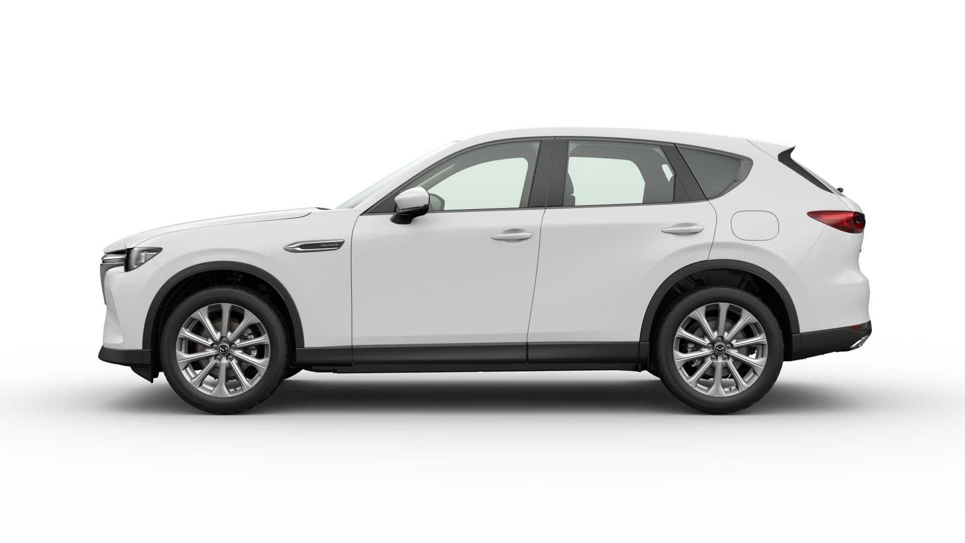 Renting Mazda CX-60 Exclusive-line SUV Híbrido Etiqueta ECO Artic White