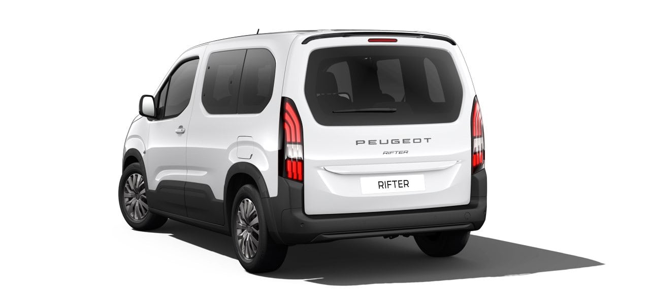 Renting New Peugeot Rifter Standard Furgoneta 5 Plazas Blanco Banquisen