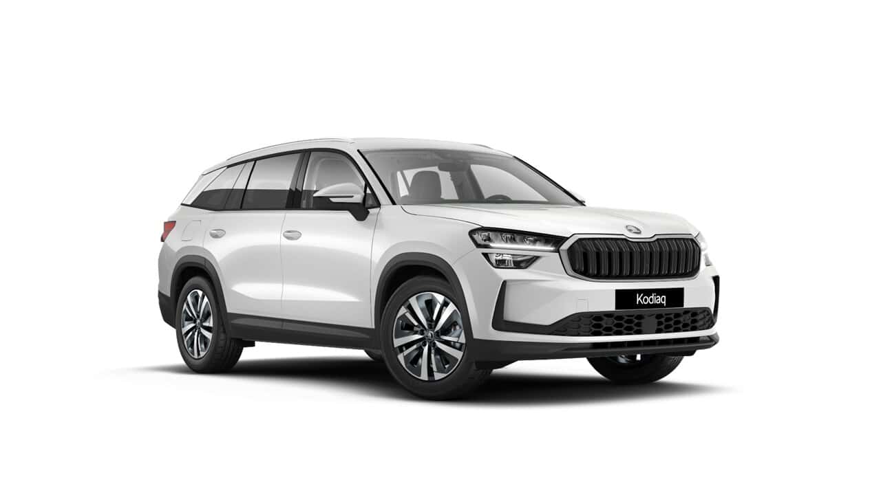 Renting New Skoda Kodiaq Selection Blanco Luna SUV 7 Plazas Automático