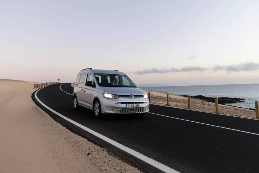 Volkswagen Caddy de renting para autónomos