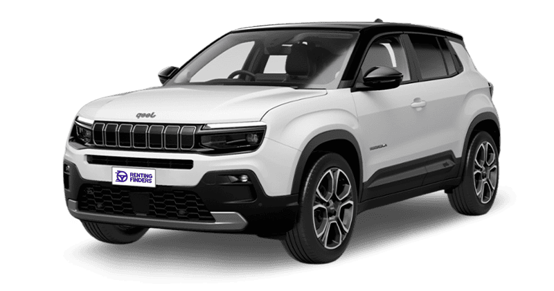 Renting Jeep Avenger Summit SUV Blanco Snow Techo Negro 5 Plazas Renting Finders