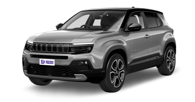 Renting Jeep Avenger Summit SUV Gris Granite Techo Negro 5 Plazas Renting Finders