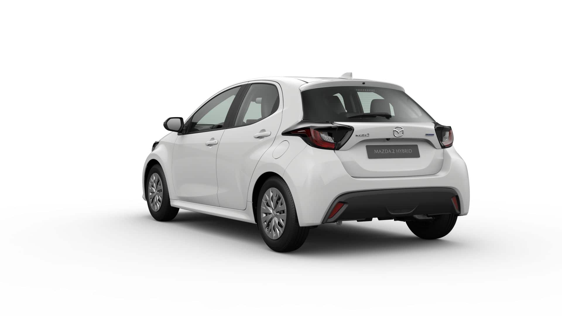 Renting Mazda 2 Hybrid Prime Line Artic White Compacto Híbrido CVT Automático Etiqueta ECO