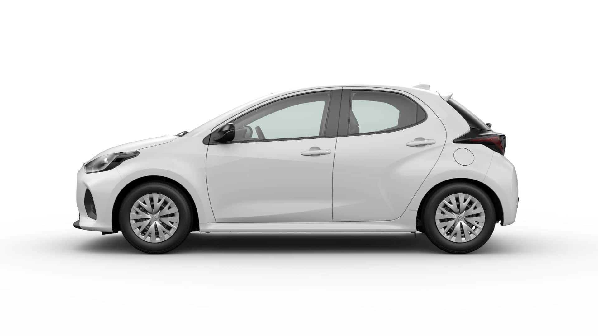 Renting Mazda 2 Hybrid Prime Line Artic White Compacto Híbrido CVT Automático Etiqueta ECO