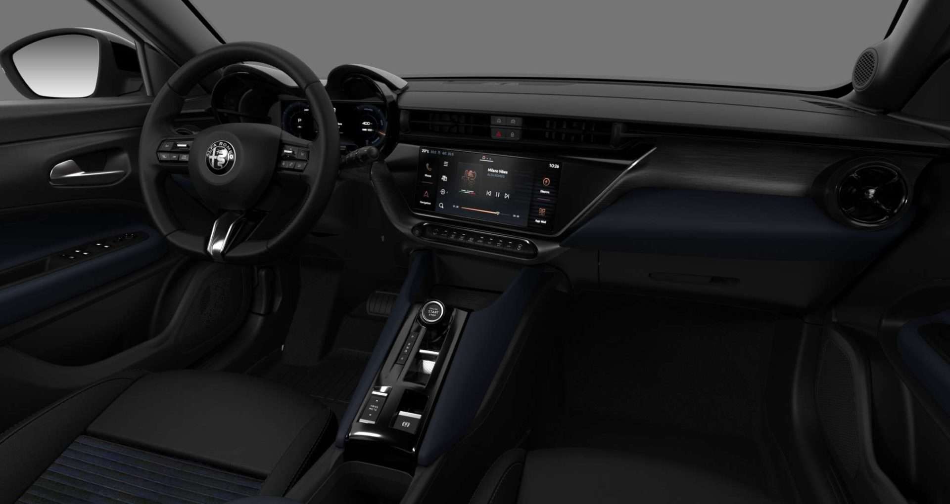 Renting Alfa Romeo Junior Elettrica SUV Automático Eléctrico Etiqueta 0 Blanco Interior