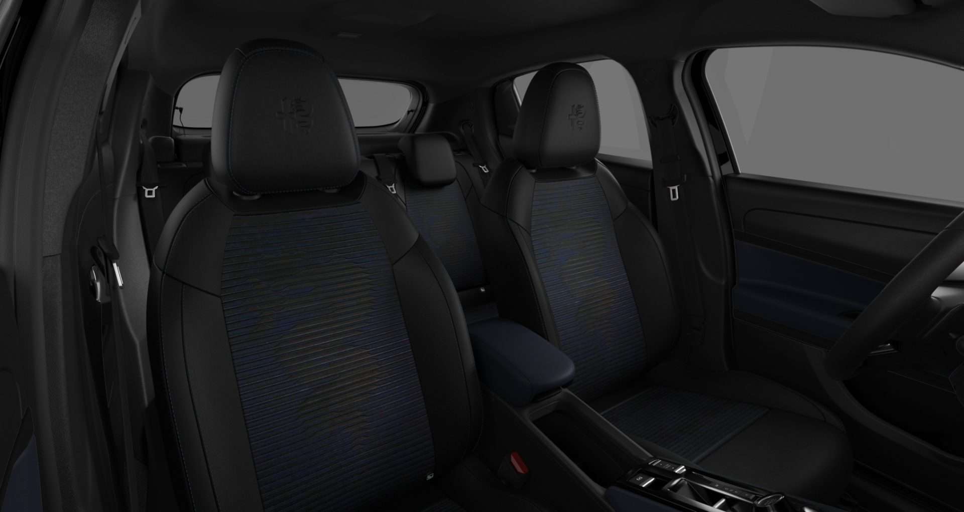 Renting Alfa Romeo Junior Ibrida Negro SUV Automático Híbrido Etiqueta ECO Asientos