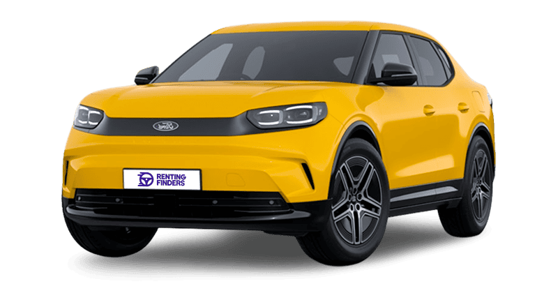 Renting New Ford Capri Premium RWD SUV Eléctrico Etiqueta 0 Amarillo Vivid Renting Finders