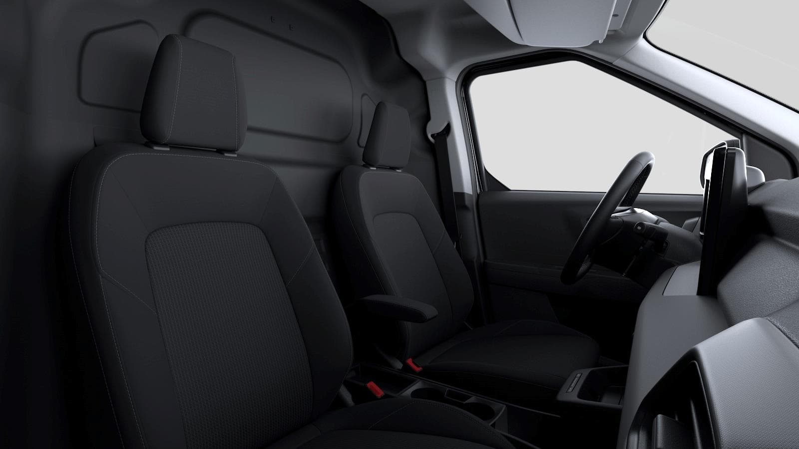 Renting New Ford Transit Courier BEV Eléctrico VAN Blanco Etiqueta 0 Asientos