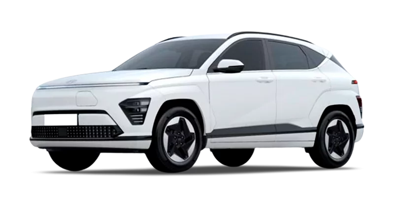 hyundai kona ev flexx white atlas sl 41500 Renting Hyundai Kona EV Flexx Model Year 2023 SUV Automático Eléctrico Etiqueta 0 Atlas White