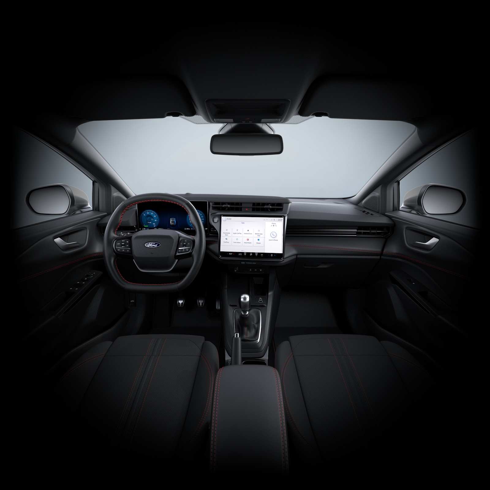 Renting New Ford Puma ST-Line SUV Etiqueta ECO Interior