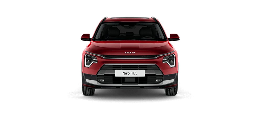 Renting Kia Niro HEV Drive SUV Automático Híbrido Etiqueta ECO Runway Red Renting Finders