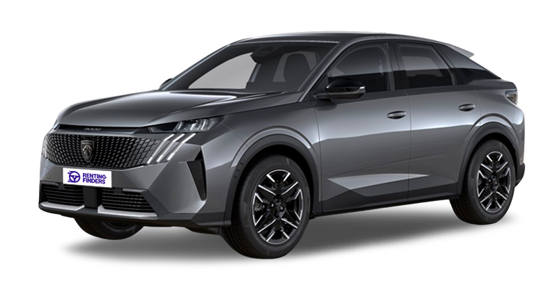 Renting New Peugeot 3008 SUV Híbrido Automático Etiqueta ECO Gris Titanium Renting Finders