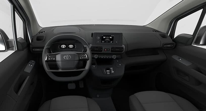 Renting New Toyota Proace City VAN L1 GX Blanco Polar Furgoneta Industrial 2 Plazas Eléctrica Automática Etiqueta 0 Renting Finders Interior