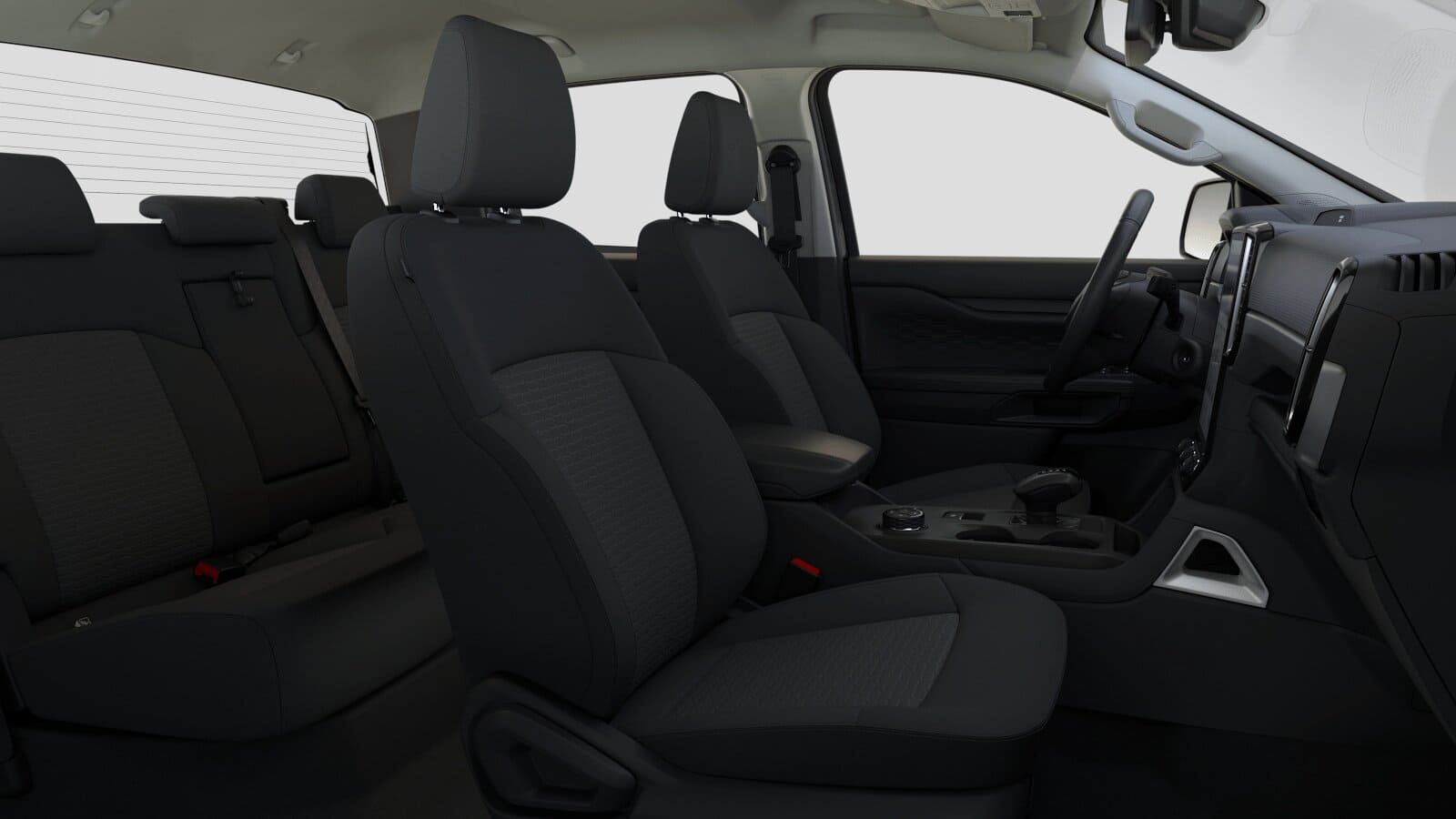 Renting New Ford Ranger XLT Doble Cabina Blanco Pick-up Automático PHEV Híbrido-Enchufable 5 Plazas Etiqueta 0 Asientos