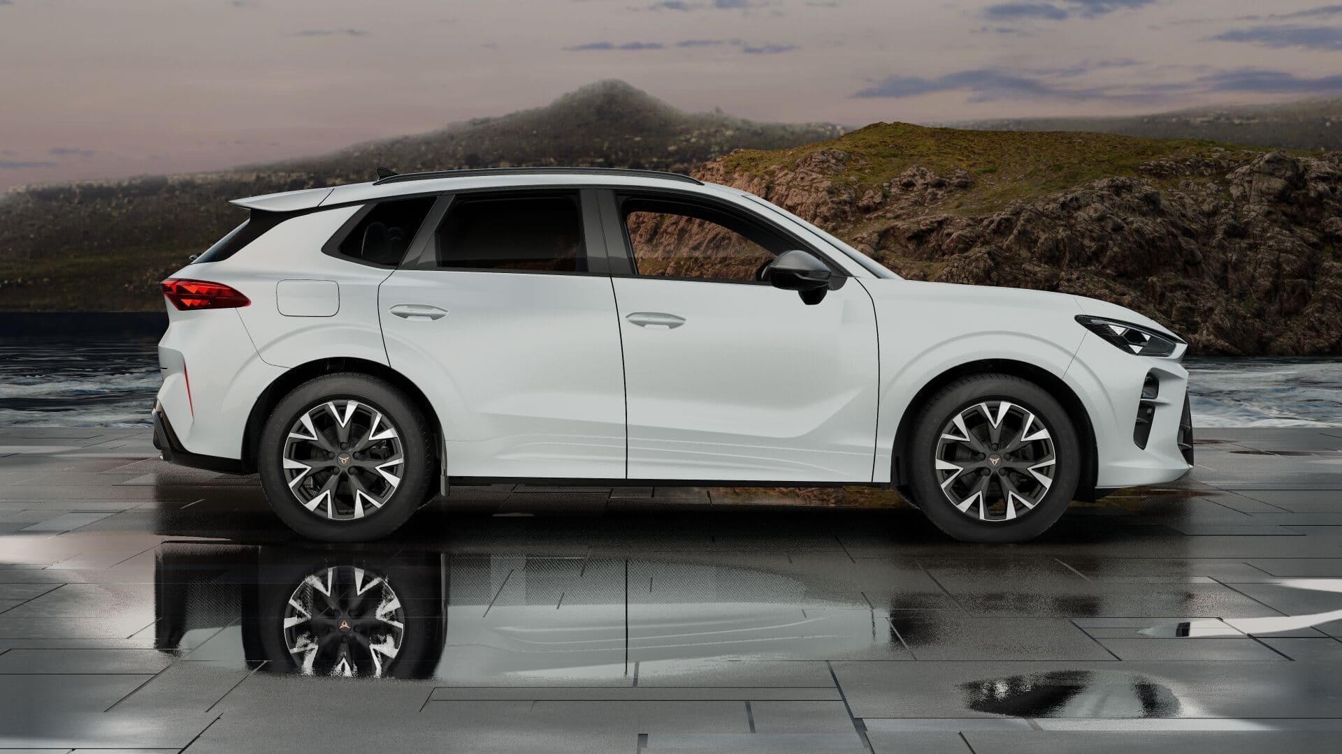 Renting Cupra Terramar Blanco Glacial SUV Automático Micro-Híbrido Etiqueta ECO