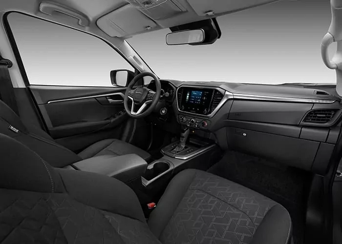 Renting Isuzu D-Max Crew N60BB+ Islay Gray Mica Pick-up 4x4 Renting Finders Interior