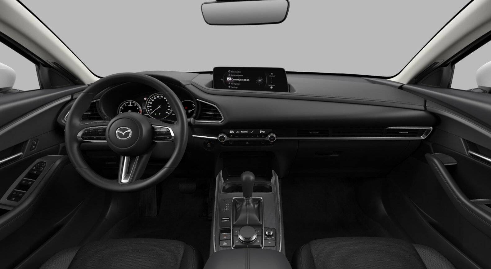 Renting Mazda CX-30 Centre-Line SUV Automático Artic White Micro-Híbrido Etiqueta ECO 5 Plazas Interior