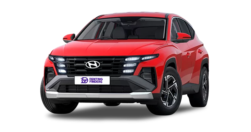 Renting New Hyundai Tucson Klass Engine Red SUV Manual Renting Finders