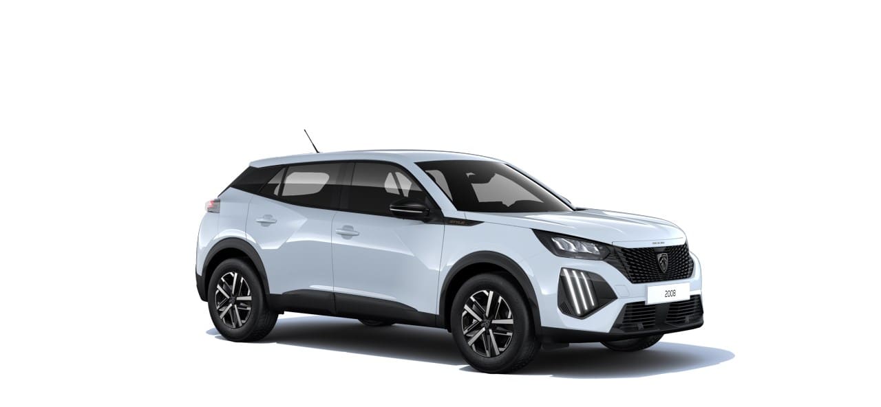 Renting New Peugeot 2008 Style Blanco Okenite SUV Automático Híbrido Gasolina Etiqueta ECO