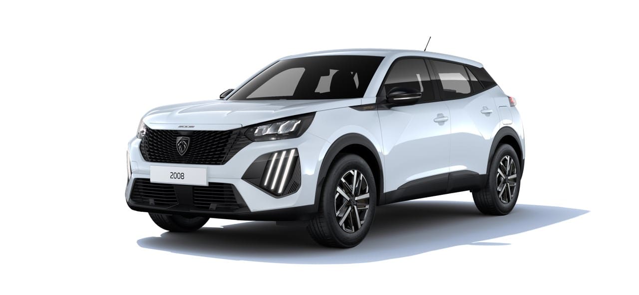 Renting New Peugeot 2008 Style Blanco Okenite SUV Automático Híbrido Gasolina Etiqueta ECO