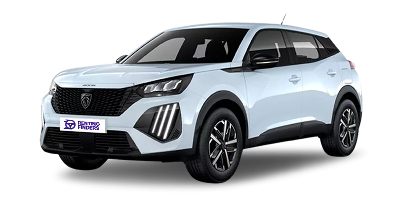 Renting New Peugeot 2008 Style Blanco Okenite SUV Automático Híbrido Gasolina Etiqueta ECO Renting Finders